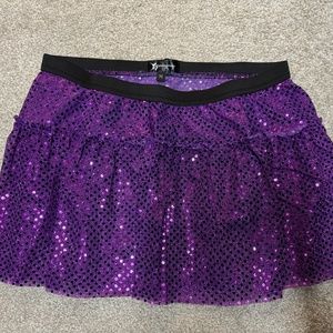 Sparkle Athletic - Classic Purple Sparkle Running Skirt